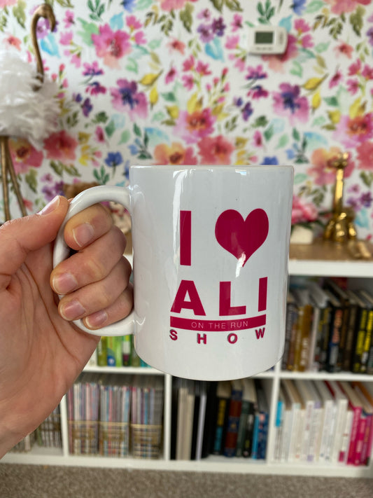 The Ali on the Run Show Mug